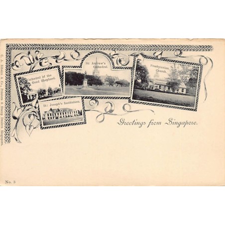 Rare collectable postcards of SINGAPORE. Vintage Postcards of SINGAPORE