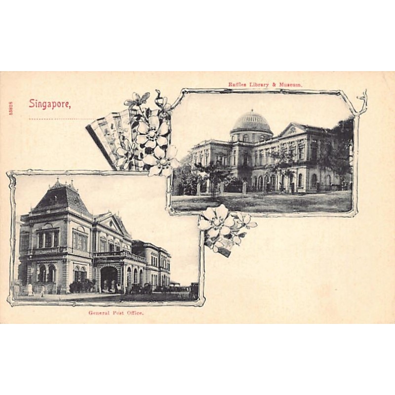 Rare collectable postcards of SINGAPORE. Vintage Postcards of SINGAPORE