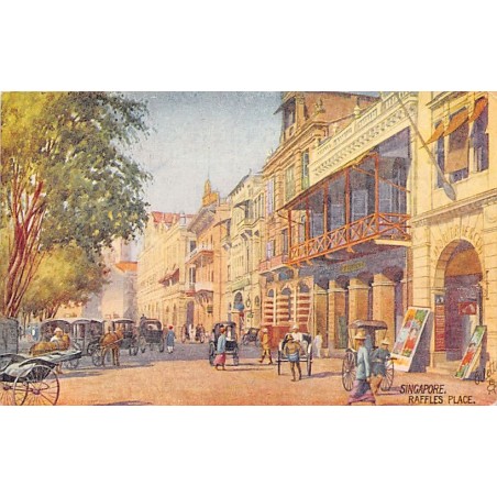 Rare collectable postcards of SINGAPORE. Vintage Postcards of SINGAPORE