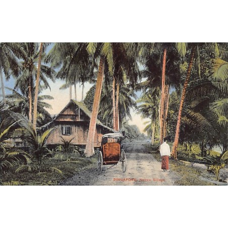 Rare collectable postcards of SINGAPORE. Vintage Postcards of SINGAPORE