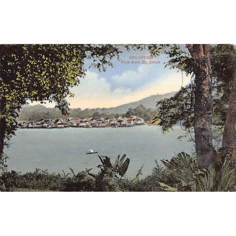 Rare collectable postcards of SINGAPORE. Vintage Postcards of SINGAPORE