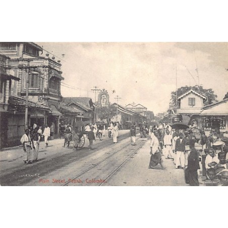 Sri Lanka - COLOMBO - Main Street, Pettah - Publ. Plâté & Co.