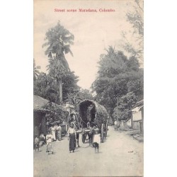 SRI LANKA - COLOMBO - Street scene Maradana - Publ. The Colombo Apothecaries Co.