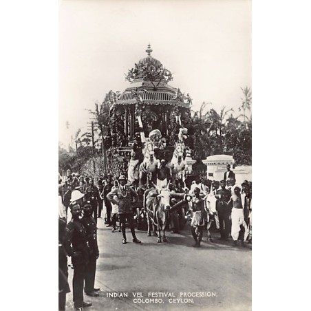 SRI LANKA - COLOMBO - Indian Vel Festival Procession - Publ. Plâté Ltd. 29