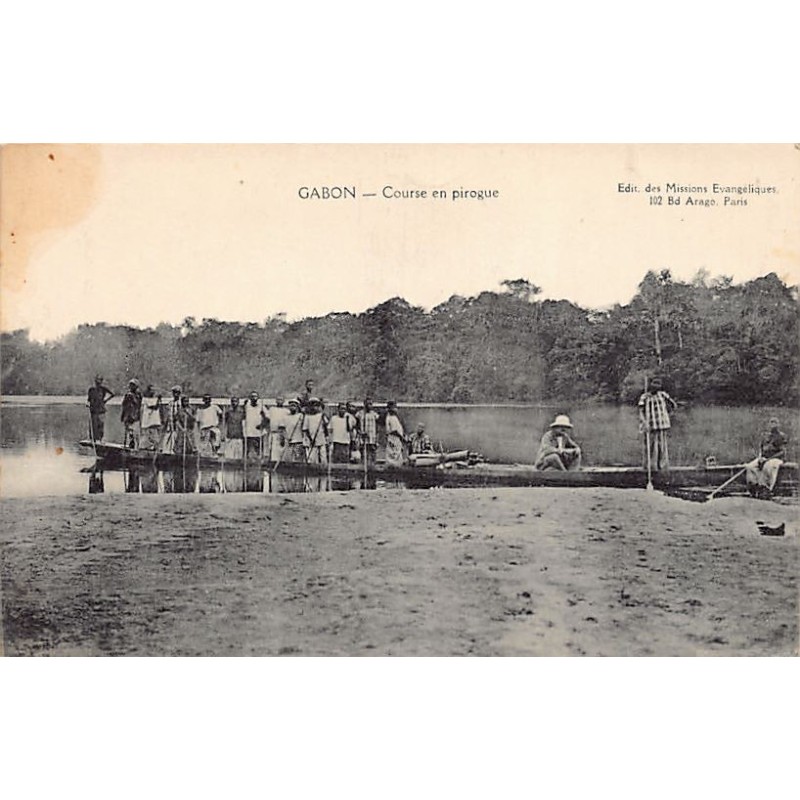 Rare collectable postcards of GABON. Vintage Postcards of GABON