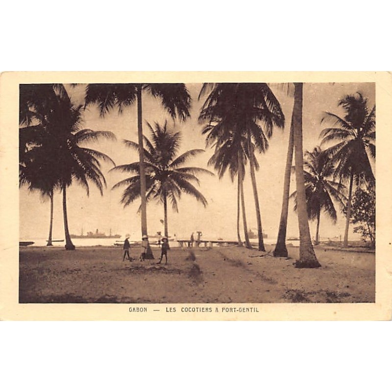 Rare collectable postcards of GABON. Vintage Postcards of GABON