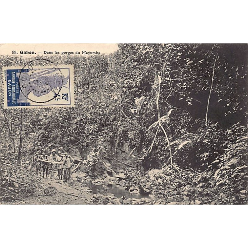 Rare collectable postcards of GABON. Vintage Postcards of GABON