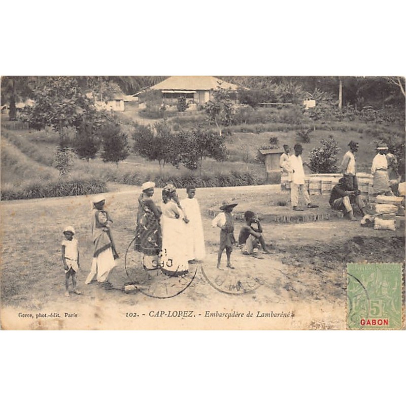 Rare collectable postcards of GABON. Vintage Postcards of GABON