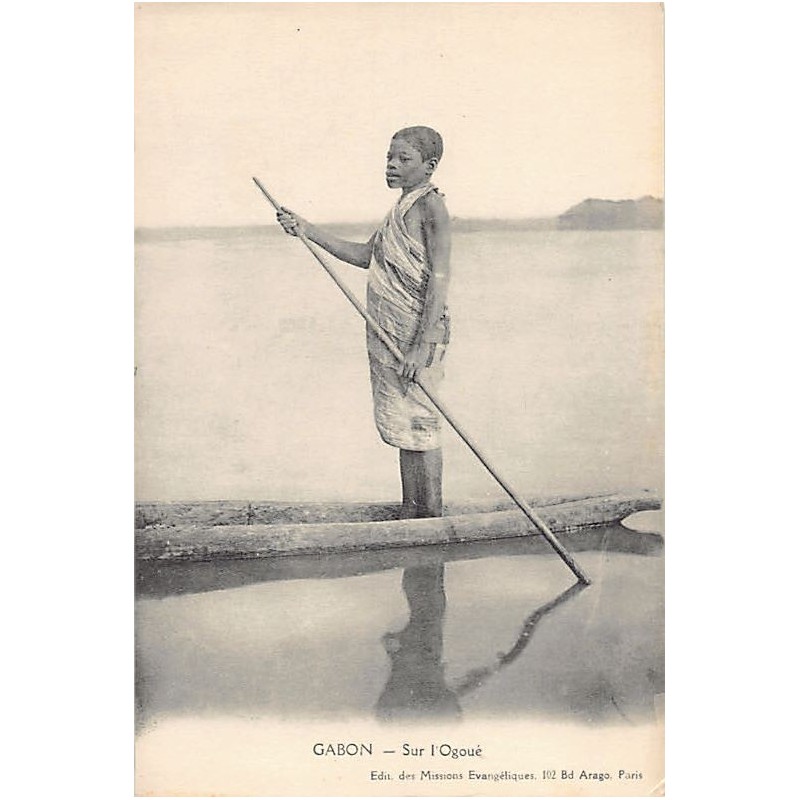 Rare collectable postcards of GABON. Vintage Postcards of GABON