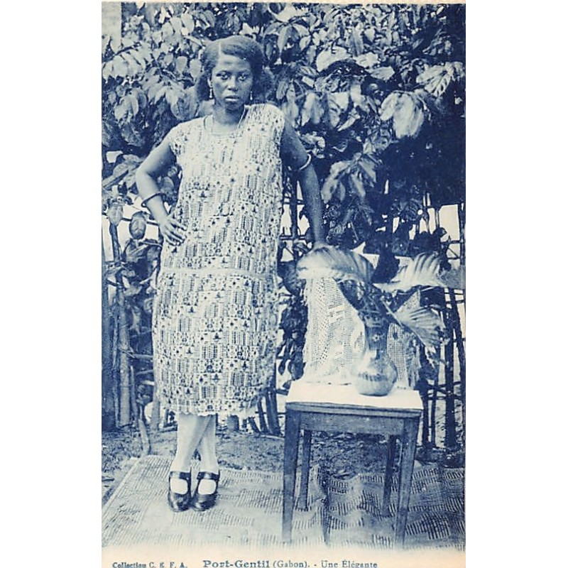 Rare collectable postcards of GABON. Vintage Postcards of GABON