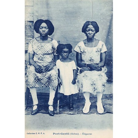 Rare collectable postcards of GABON. Vintage Postcards of GABON