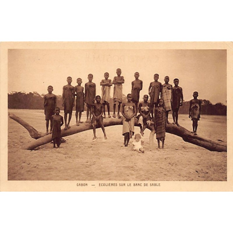 Rare collectable postcards of GABON. Vintage Postcards of GABON
