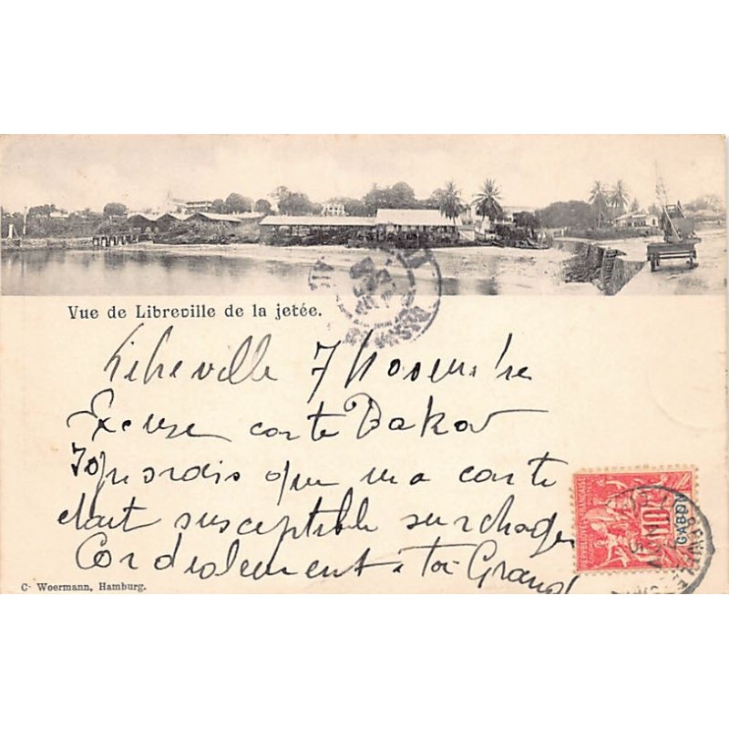 Rare collectable postcards of GABON. Vintage Postcards of GABON