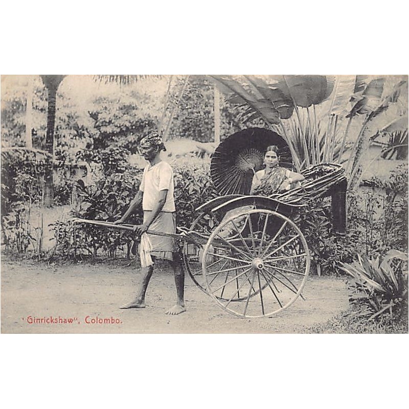 Sri Lanka - Ginrickshaw - Publ. Plâté & Co. 19