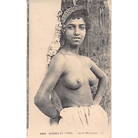 Rare collectable postcards of ETHNIC NUDE. Vintage Postcards of ETHNIC NUDE