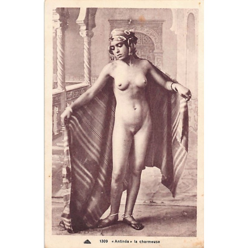Rare collectable postcards of ETHNIC NUDE. Vintage Postcards of ETHNIC NUDE