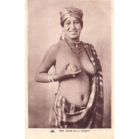 Rare collectable postcards of ETHNIC NUDE. Vintage Postcards of ETHNIC NUDE