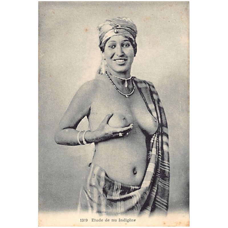 Rare collectable postcards of ETHNIC NUDE. Vintage Postcards of ETHNIC NUDE