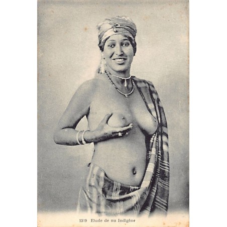 Rare collectable postcards of ETHNIC NUDE. Vintage Postcards of ETHNIC NUDE