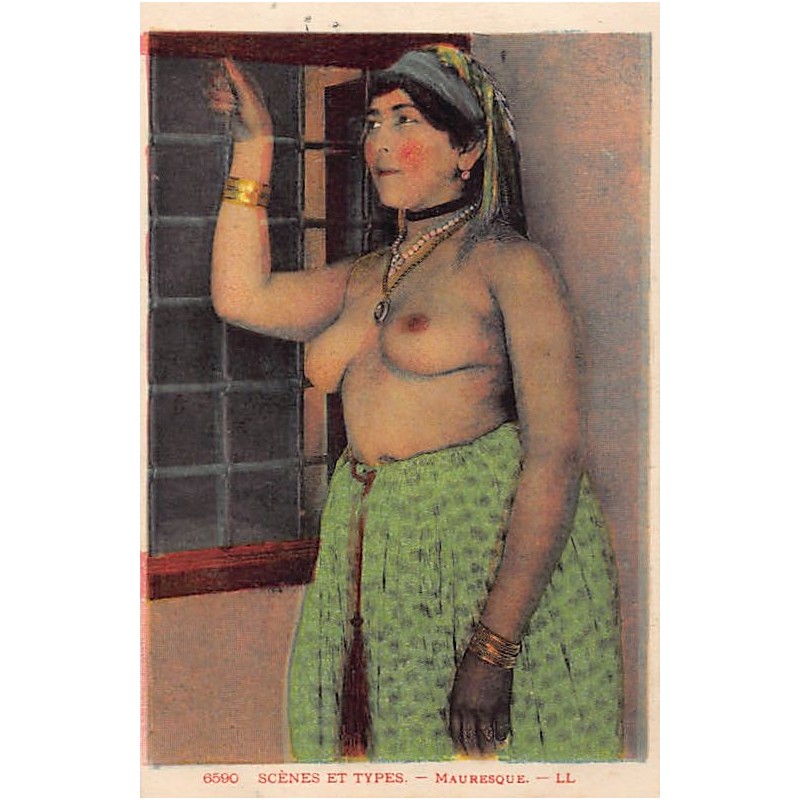 Rare collectable postcards of ETHNIC NUDE. Vintage Postcards of ETHNIC NUDE