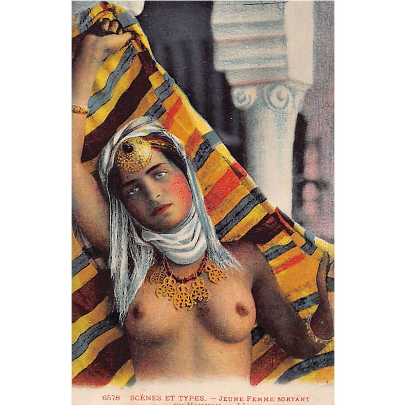 Rare collectable postcards of ETHNIC NUDE. Vintage Postcards of ETHNIC NUDE