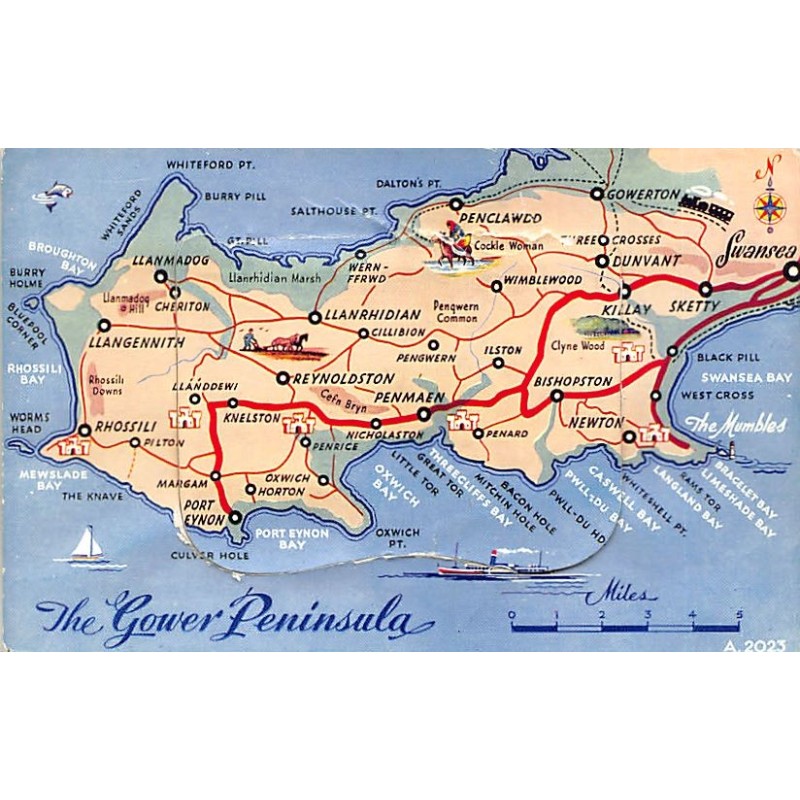 Rare collectable postcards of WALES. Vintage Postcards of WALES