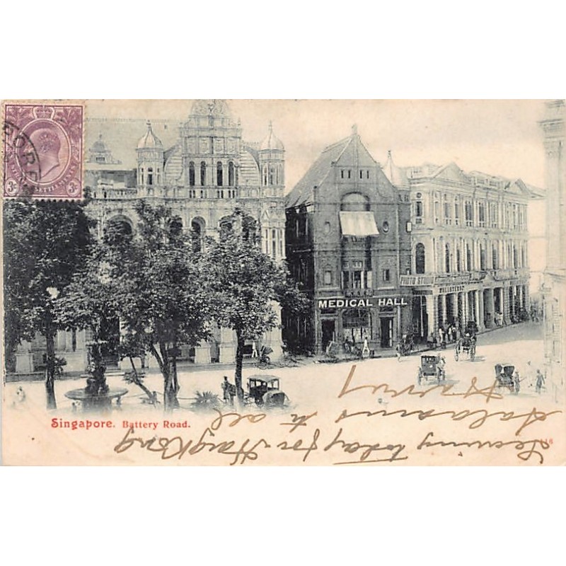 Rare collectable postcards of SINGAPORE. Vintage Postcards of SINGAPORE