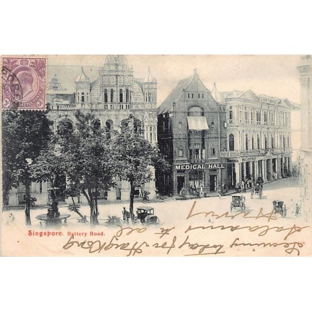 Rare collectable postcards of SINGAPORE. Vintage Postcards of SINGAPORE