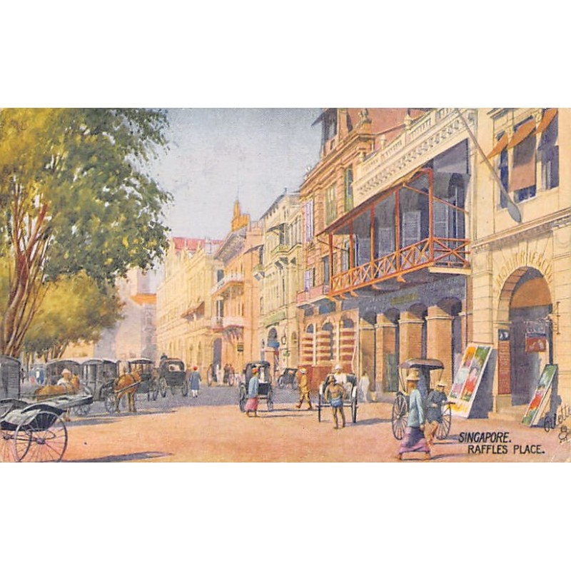 Rare collectable postcards of SINGAPORE. Vintage Postcards of SINGAPORE