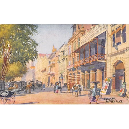 Rare collectable postcards of SINGAPORE. Vintage Postcards of SINGAPORE