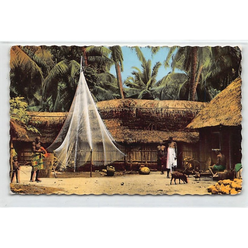 Rare collectable postcards of BENIN Dahomey. Vintage Postcards of BENIN Dahomey