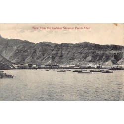 Yemen - ADEN - View from the harbour - Steamer Point - Publ. I. Benghiat Son