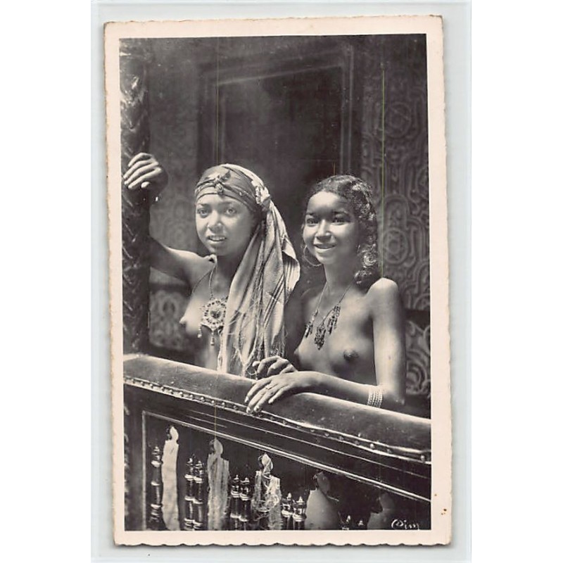 Rare collectable postcards of ETHNIC NUDE. Vintage Postcards of ETHNIC NUDE