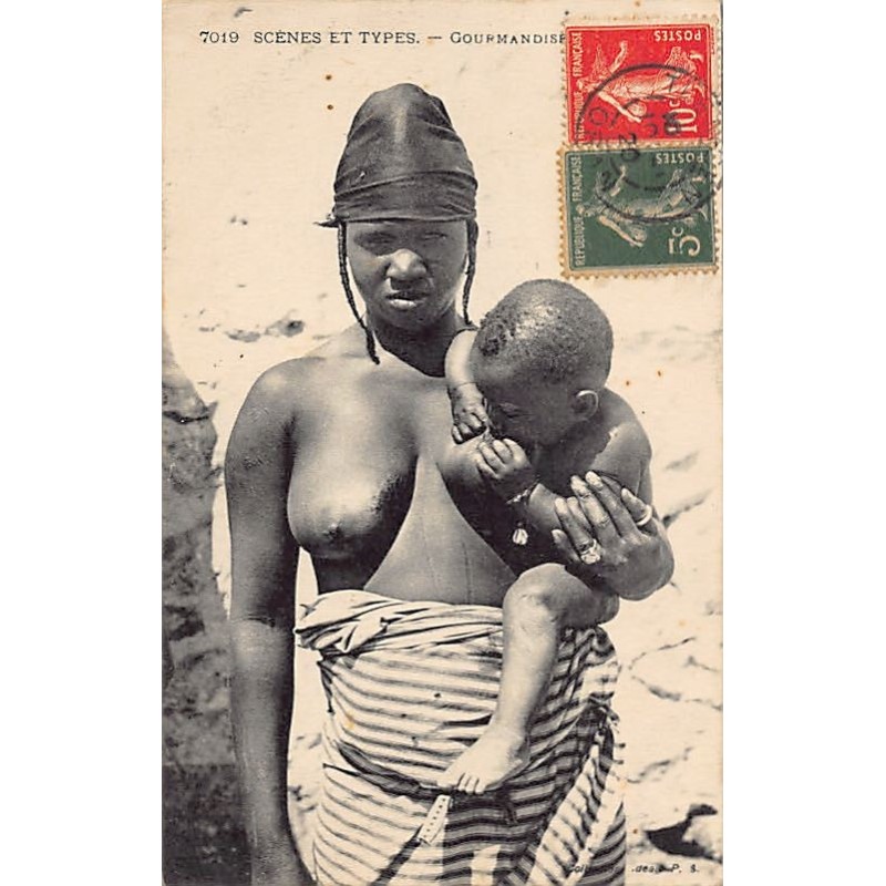 Rare collectable postcards of ETHNIC NUDE. Vintage Postcards of ETHNIC NUDE