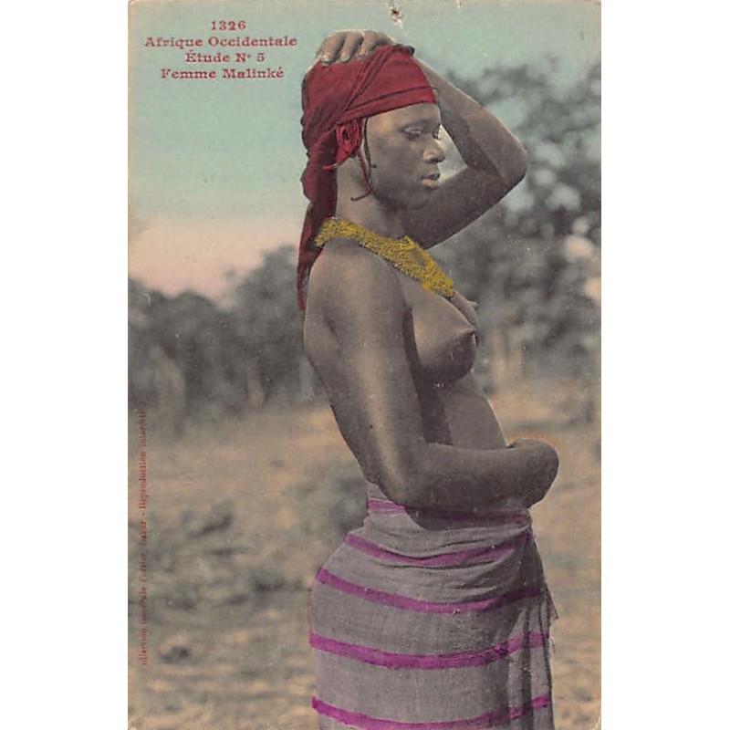 Rare collectable postcards of ETHNIC NUDE. Vintage Postcards of ETHNIC NUDE