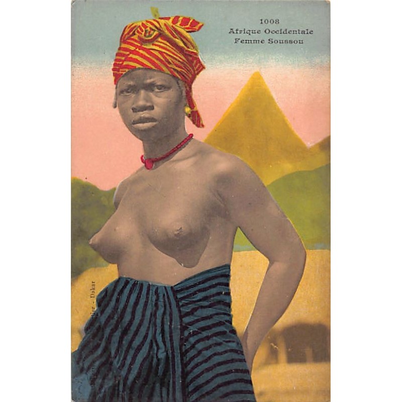 Rare collectable postcards of ETHNIC NUDE. Vintage Postcards of ETHNIC NUDE
