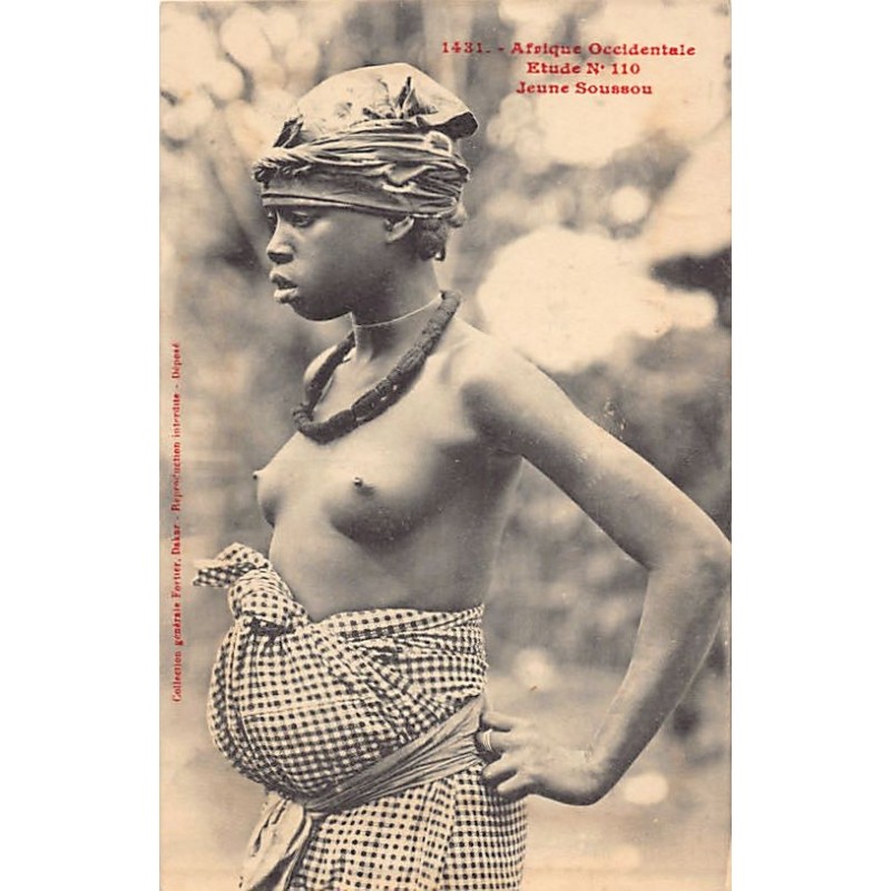 Rare collectable postcards of ETHNIC NUDE. Vintage Postcards of ETHNIC NUDE