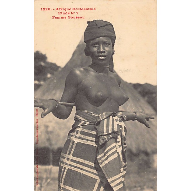 Rare collectable postcards of ETHNIC NUDE. Vintage Postcards of ETHNIC NUDE