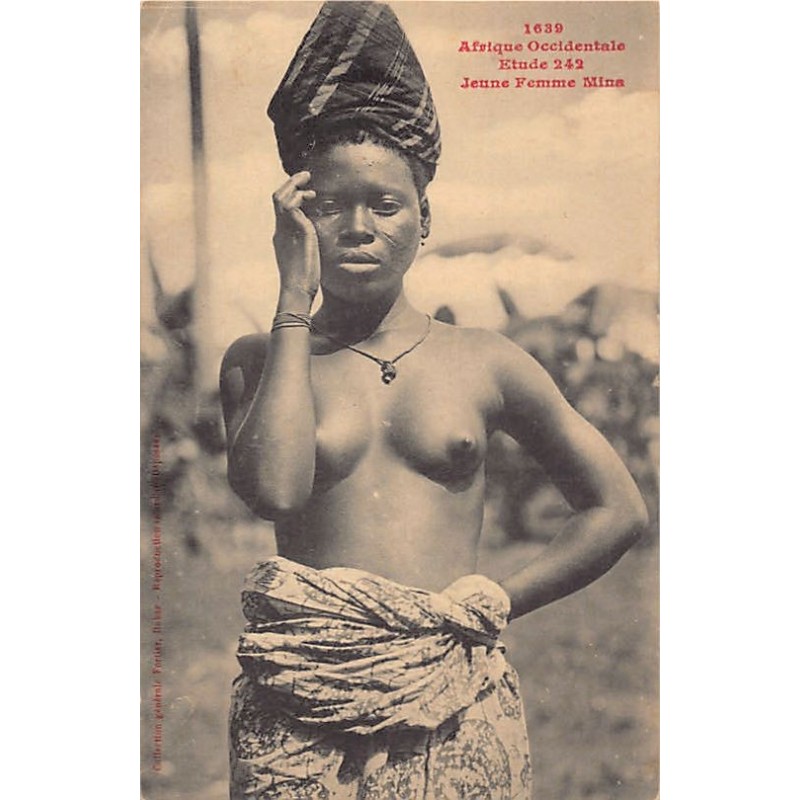 Rare collectable postcards of ETHNIC NUDE. Vintage Postcards of ETHNIC NUDE