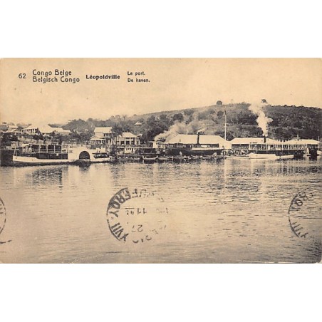 Rare collectable postcards of CONGO KINSHASA. Vintage Postcards of CONGO KINSHASA