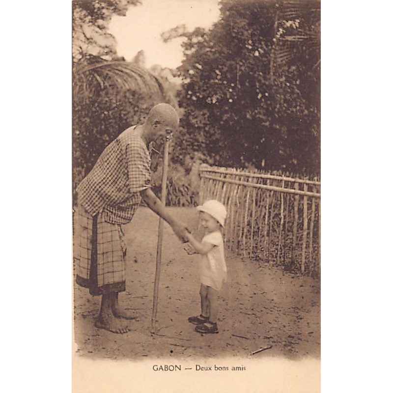 Rare collectable postcards of GABON. Vintage Postcards of GABON