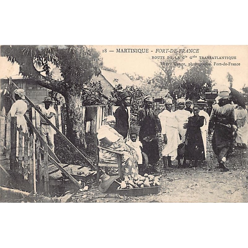 Rare collectable postcards of MARTINIQUE. Vintage Postcards of MARTINIQUE