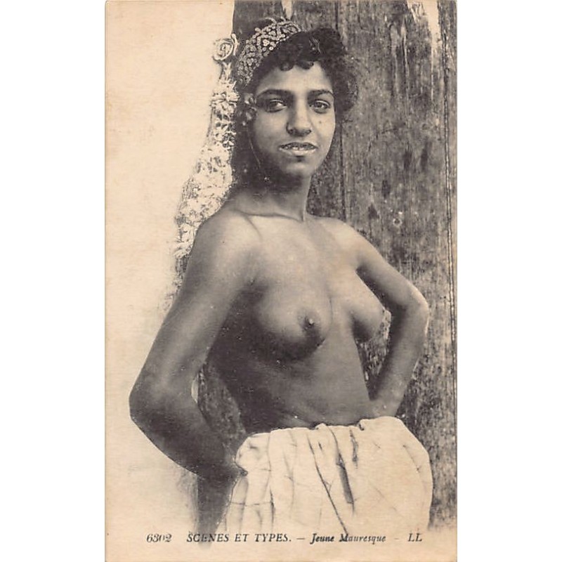 Rare collectable postcards of ETHNIC NUDE. Vintage Postcards of ETHNIC NUDE