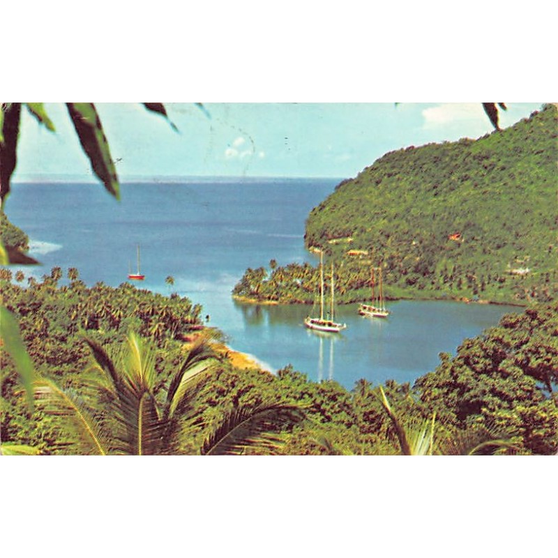 Rare collectable postcards of SAINT LUCIA. Vintage Postcards of SAINT LUCIA