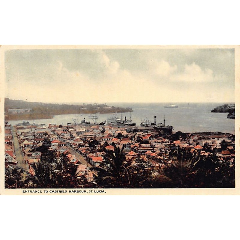 Rare collectable postcards of SAINT LUCIA. Vintage Postcards of SAINT LUCIA