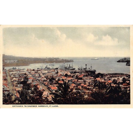 Rare collectable postcards of SAINT LUCIA. Vintage Postcards of SAINT LUCIA