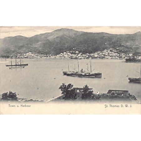 Rare collectable postcards of U.S. Virgin Islands. Vintage Postcards of U.S. Virgin Islands