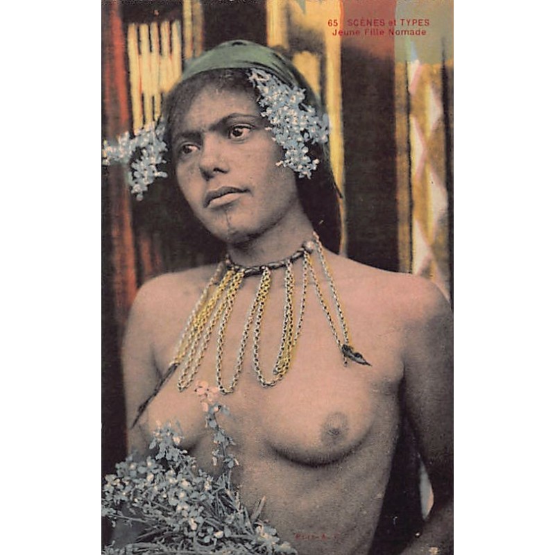 Rare collectable postcards of ETHNIC NUDE. Vintage Postcards of ETHNIC NUDE