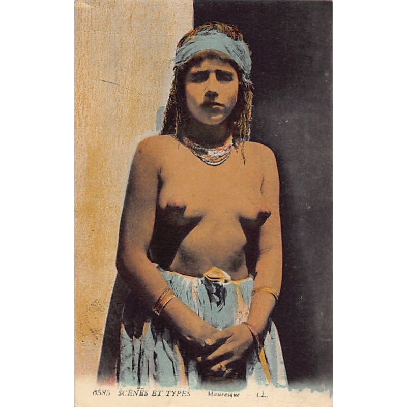 Rare collectable postcards of ETHNIC NUDE. Vintage Postcards of ETHNIC NUDE