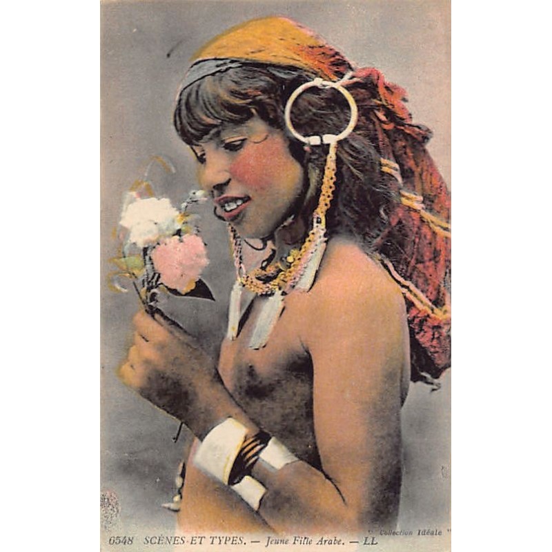 Rare collectable postcards of ETHNIC NUDE. Vintage Postcards of ETHNIC NUDE